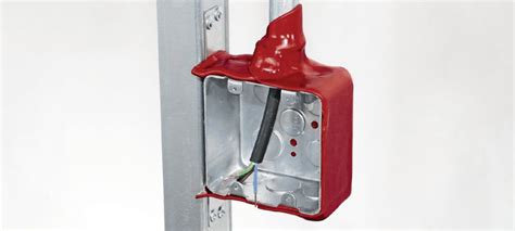 plastic electrical boxes in fire rated walls|hilti fire putty.